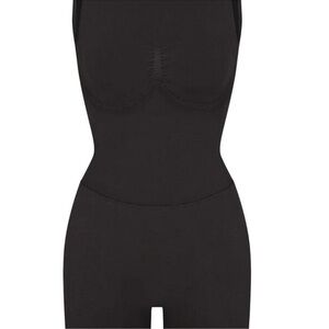 SKIMS recycled nylon mid-thigh jumpsuit